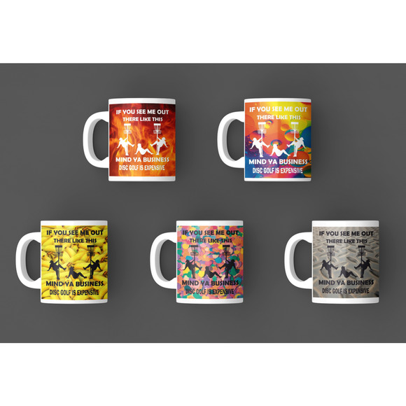 Coffee Mug DISC GOLF FUNNY Stripper Man Novelty Cup Gift For Men Him - Picture 3 of 9